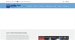 Desktop Screenshot of floridatalkrealestate.com